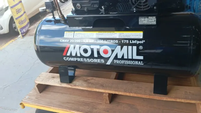 Compressor Alta Pressão 20pes 200l Motomil
