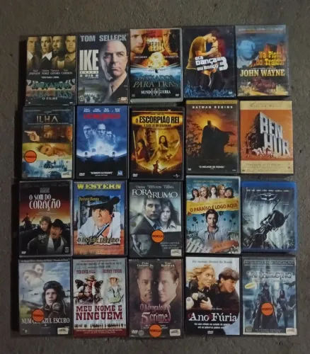 20 DVDs originais d