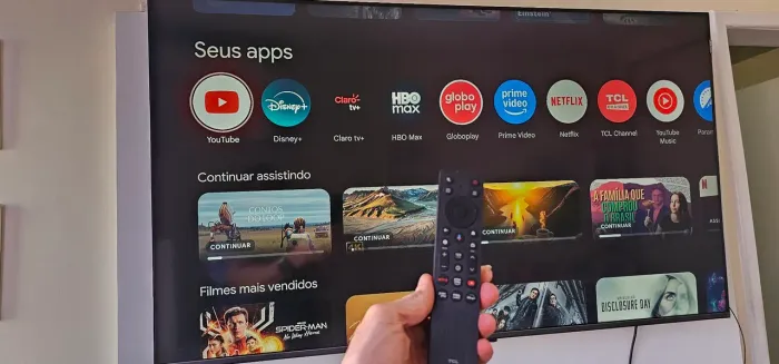 TCL 4K 55'' P8K na garantia até abril de 2028