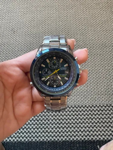 Relógio Masculino Citizen Automático Blue Angels TZ31650F