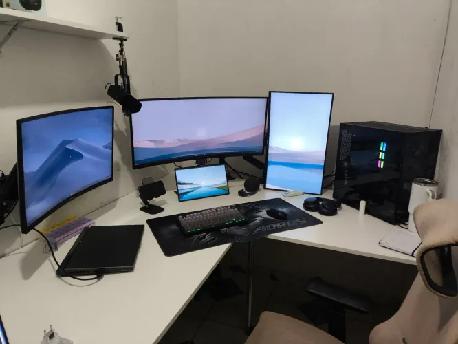 PC GAMER E MONITORES - RYZEN 9 5900X E 3090 + 80GB DE RAM