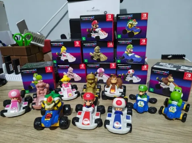 Coleção completa Mario kart deluxe mc Donald's 2024