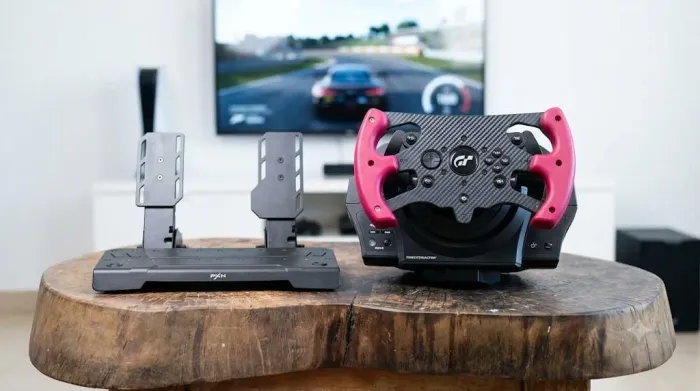 Volante T300rs + Pedal Pxn com Mola