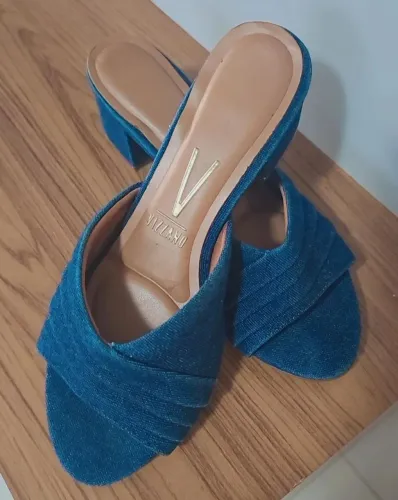 Tamanco jeans Vizzano