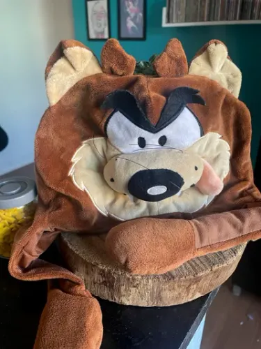 Touca Looney Tunes Pelucia Cacau Show - Taz Mania - NÃO TESTADA