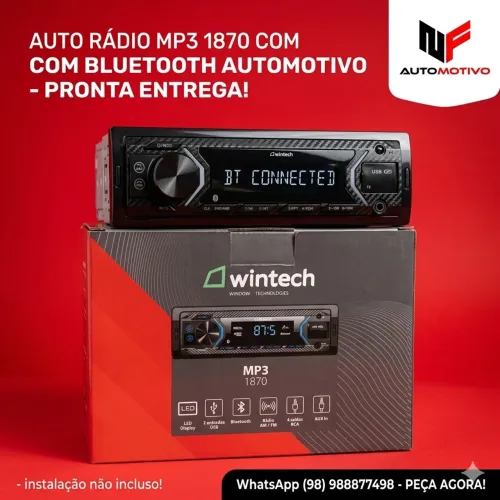Auto rádio com Bluetooth