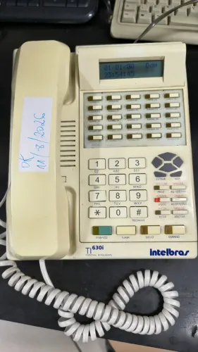 telefone terminal inteligente Ti 630 Intelbras Central Modulare 4015 6020 10040 16064