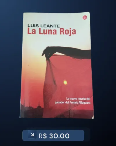 LIVRO "La Luna Roja" por Luis Leante