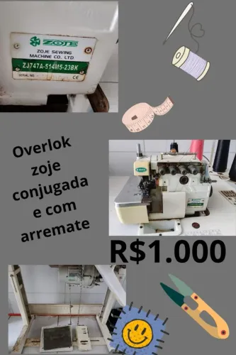 Máquina Costura Overlock 