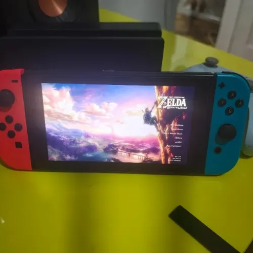Nintendo Switch desbloqueado + acessórios