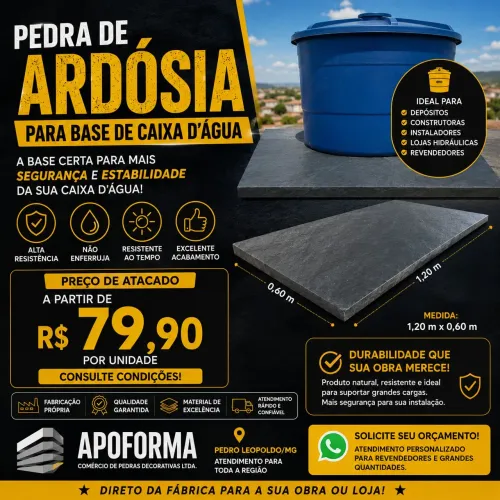 Ardósia caixa d'água