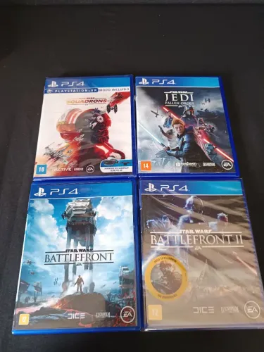 Coleção Jogos Star Wars PS4