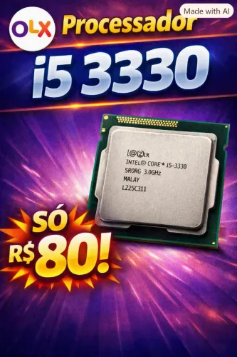 Processador Intel Core i5 3330 3.0 Ghz 4 núcleos e 4 Threads lga 1155