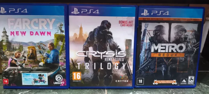 Crisys trilogy / FarCry Newdawn / Metro Redux PS4