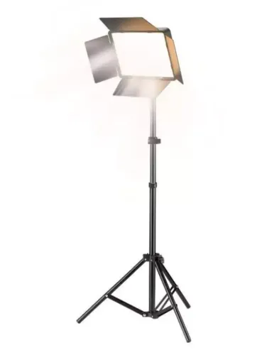 Iluminação 50W Bicolor Estúdio Led Para Fotografia Video Com Controle e Tripe 2,1 Metros R