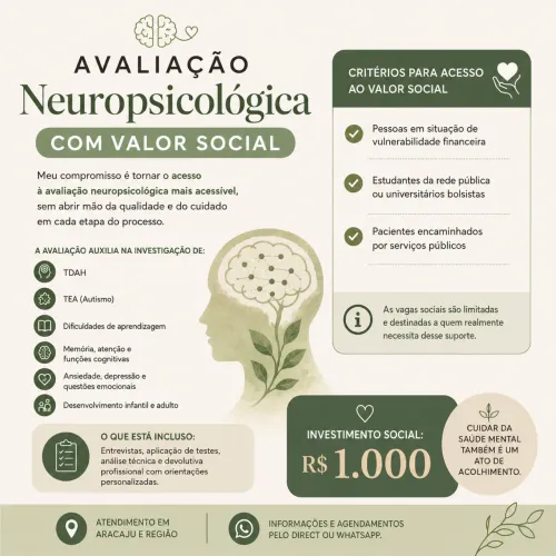 AVALIAÇÃO NEUROPSICOLOGICA VALOR SOCIAL