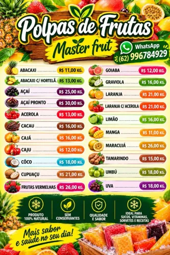 Polpas de frutas