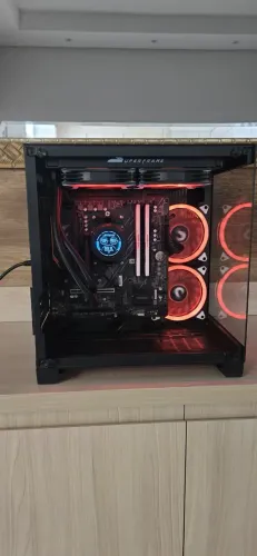 PC Gamer Ryzen 7 5700G 16GB Water Cooler 240mm Gabinete Aquário - Seminovo