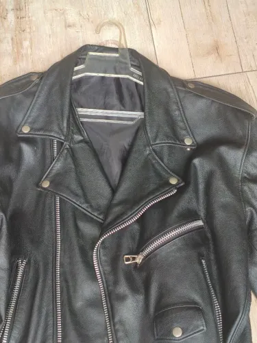 Jaqueta couro biker