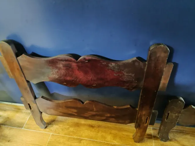 Cabeceira de Cama de solteiro Madeira Maciça