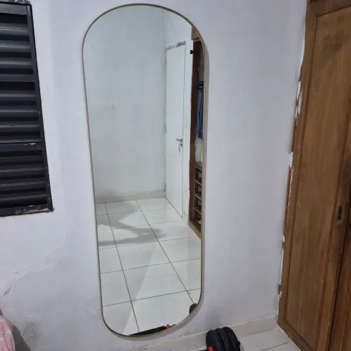 Espelho Oval Com Moldura Naval