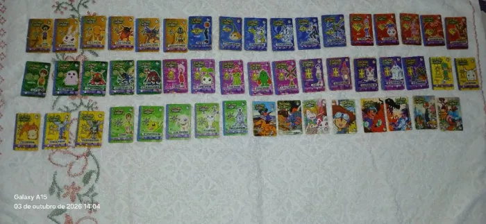 Coleção Completa Digimon Ligmon 50 cards