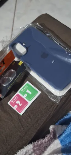 CAPINHA AZUL IPHONE 17 + PELICULA DE CÂMERA
