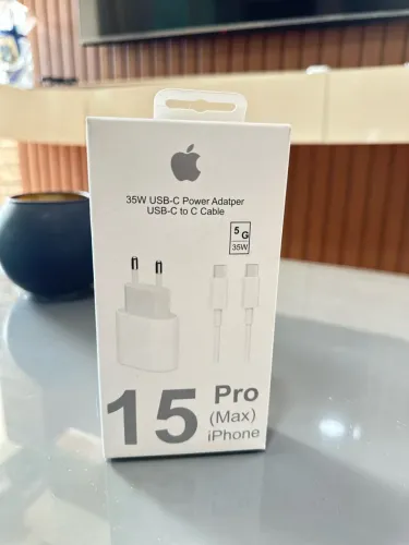 Carregador 35W para iPhone 15, 16, 17 e 18 Pro Max | USB-C + USB-C
