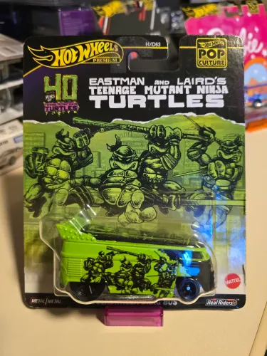 Hot Wheels Premium Drag Bus Tartaruga Ninja