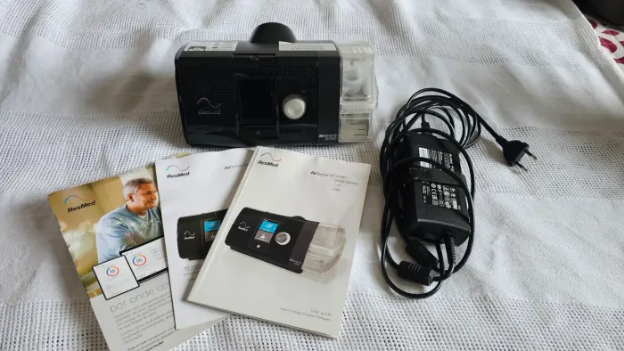 CPAP AirSense 10 Autoset Resmed com umidificador e máscaras