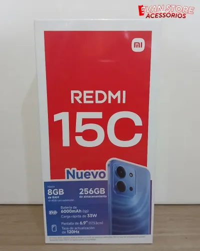 Smartphone redmi 15C 256gb + 4ram lacrado