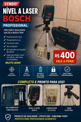 Nivel a laser Bosch