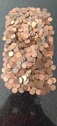 Lote Com 50 moedas One Cent EUA