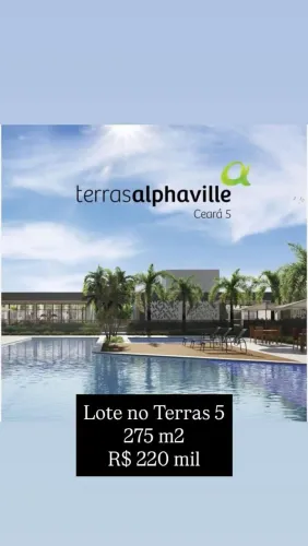 Lote quitado no terras 5, condomínio ja entregue. Valor abaixo do valor de mercado