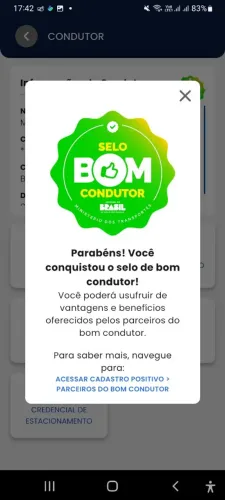 Motorista entregador