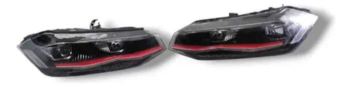 Par Farol Quebrado Volkswagen Polo Gts 2019 2023 Original Ambos Lados