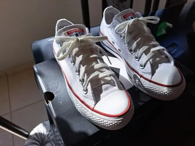 Chuck Taylor All Star Lift Canvas Cano Baixo Branco