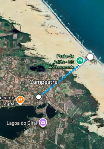 TERRENO A VENDA NA LAGOA DE DENTRO 9X50M² - BEBERIBE