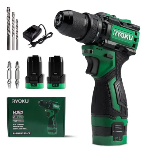 Furadeira Parafusadeira 16V Sem Fio Com 2 Baterias ?