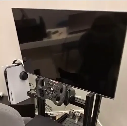 Volante Logitech G923 + Volante Formula + Câmbio para linha PS5/ PS4/PC, Não é G29.