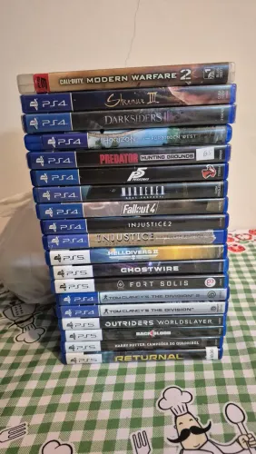 Lote jogos PS5 PS4 PS3