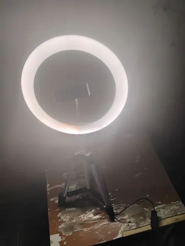 Iluminador Led Ring Light Funpro 10 Polegadas 3 Cores 12.5w