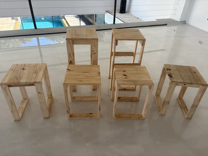 Banquetas MDF