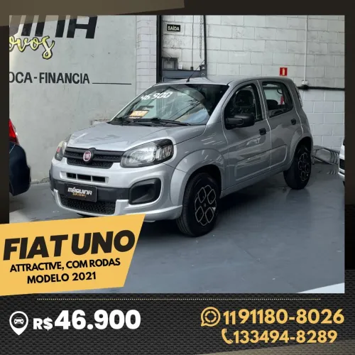 Fiat Uno Attractive 1.0 EVO Fire Flex 8V 5P 2021
