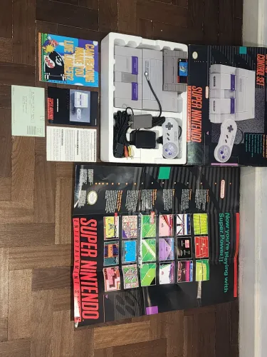 Super Nintendo Completo com caixa e manual americano