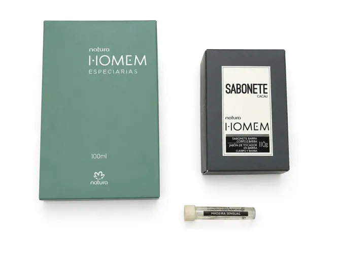 Kit Perfume Natura homem especiarias