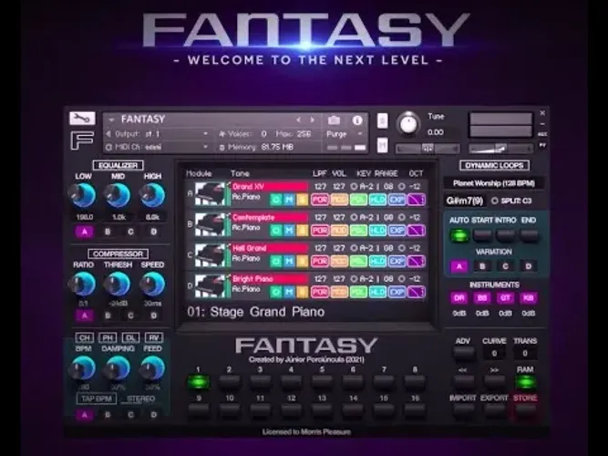 Biblioteca para Kontakt Fantasy 1.0 Júnior Porciúncula 