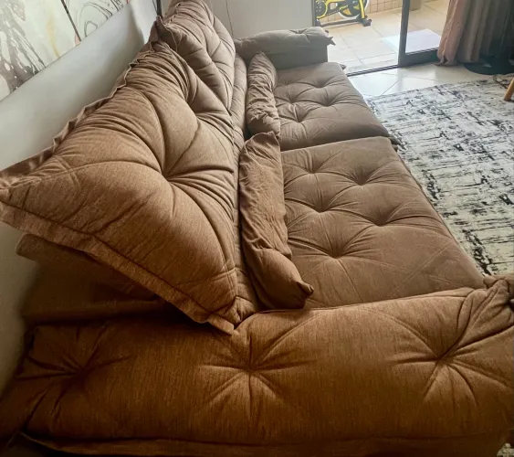 Sofá Retrátil/Reclinável 2,50m - Molas Bonnel + Pillow Top (Muito Conforto!)