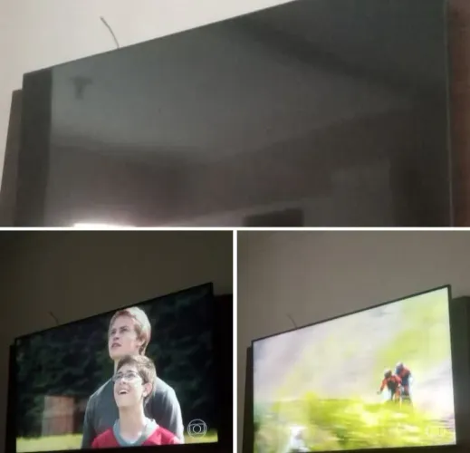 Televisão tela plana digital de 60 polegadas pega Wi Fi computador