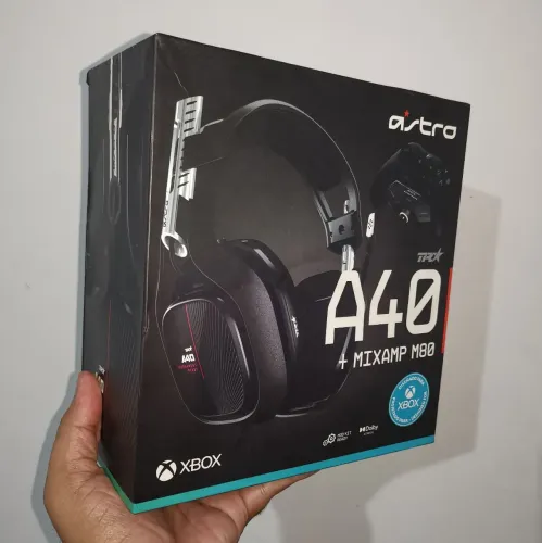 Headset Logitech Astro A40 TR + Mixamp M80